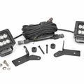 LED Light Kit | Hinge Mount | 2" Black Pair | Jeep Gladiator JT/Wrangler JL (18-26)