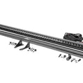 LED Light Kit | Cowl Mount | 50" Black Single Row | Jeep Gladiator JT/Wrangler JL (18-26)