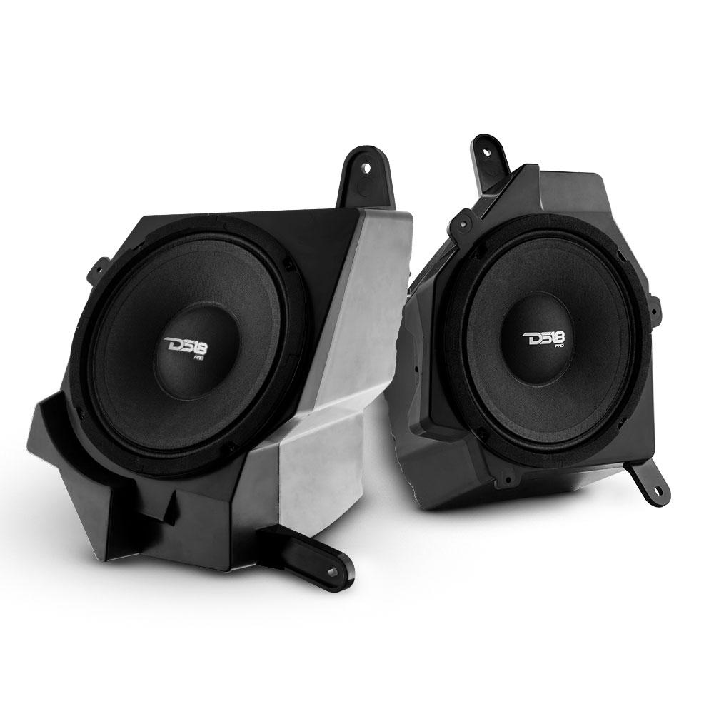 Jeep JL/JLU/JT Dash Enclosure – Loaded 6.5” Left & Right with PRO-JP6NEO, 150W RMS - DS18