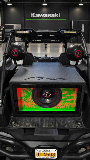 Kaos Kawasaki KRX Slammer Box rear cargo bed fitment