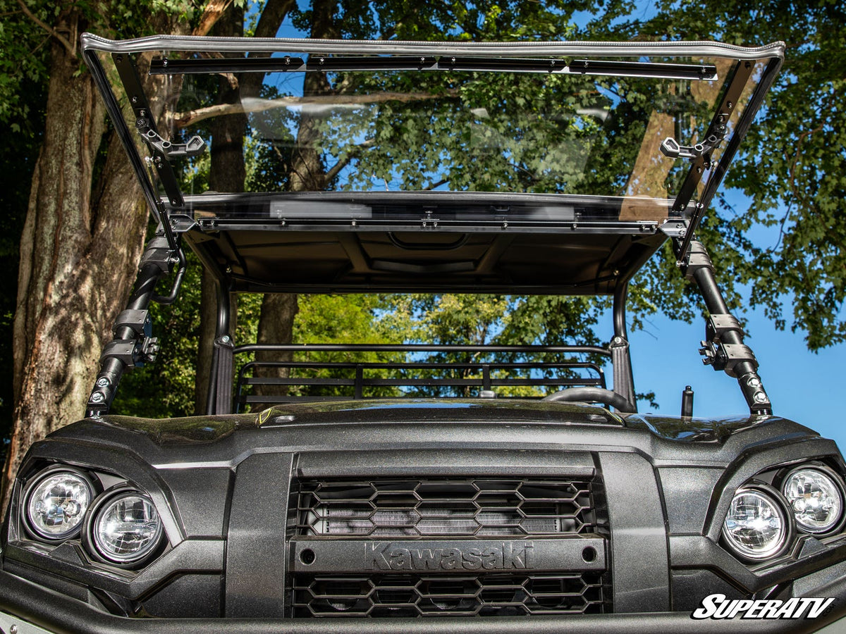 Kawasaki Mule Pro FXR Scratch Resistant Flip Windshield