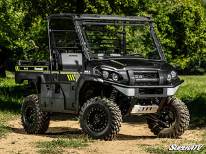 Kawasaki Mule Pro FXR Scratch Resistant Flip Windshield