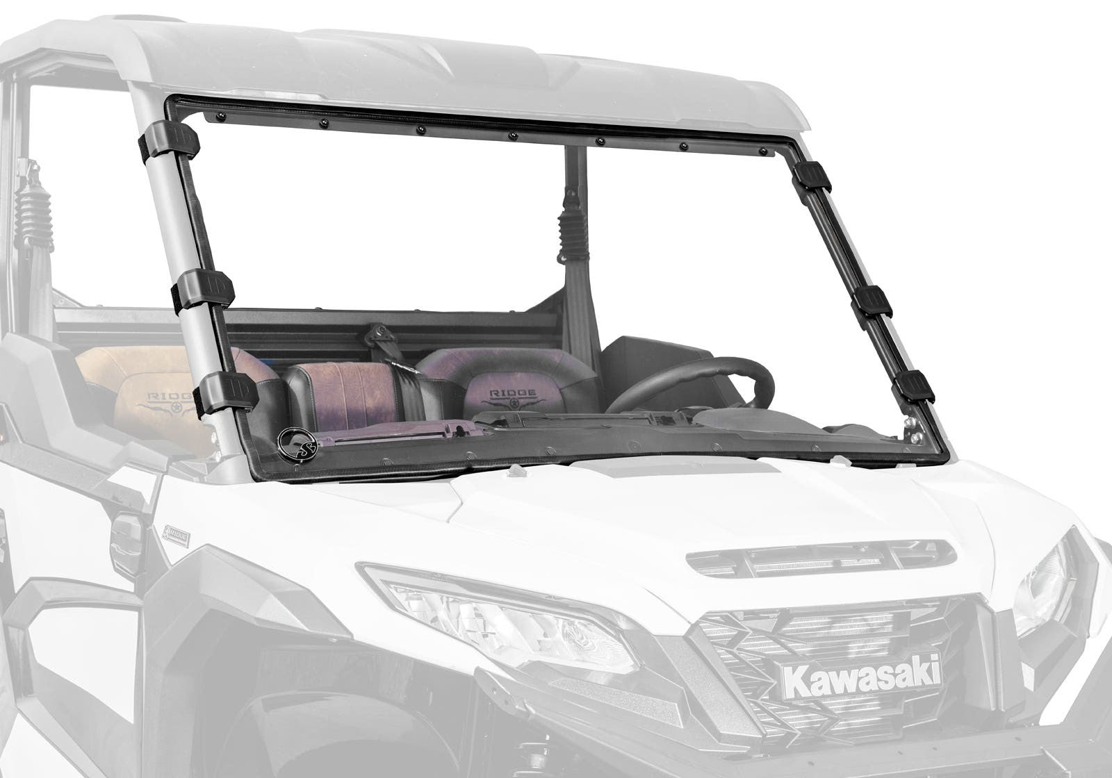 Kawasaki Ridge Full Windshield - 70