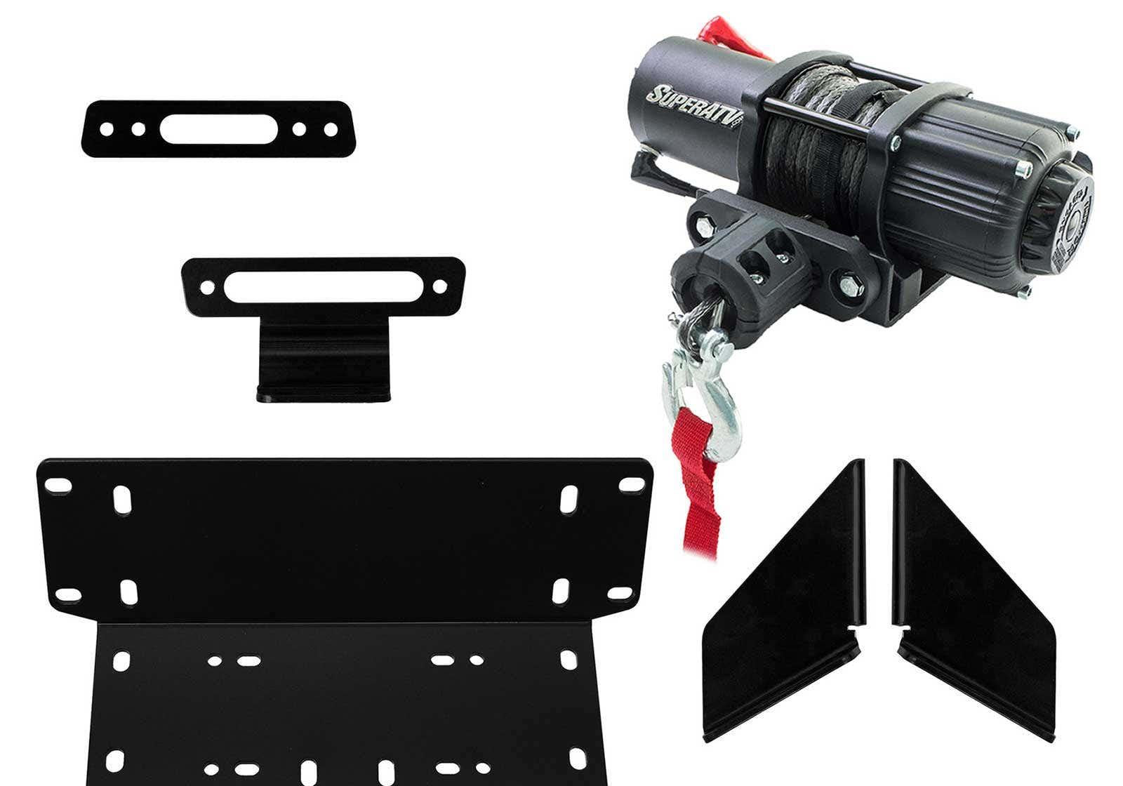 Kawasaki Teryx 4 Winch Mount & 3500 lb. Winch