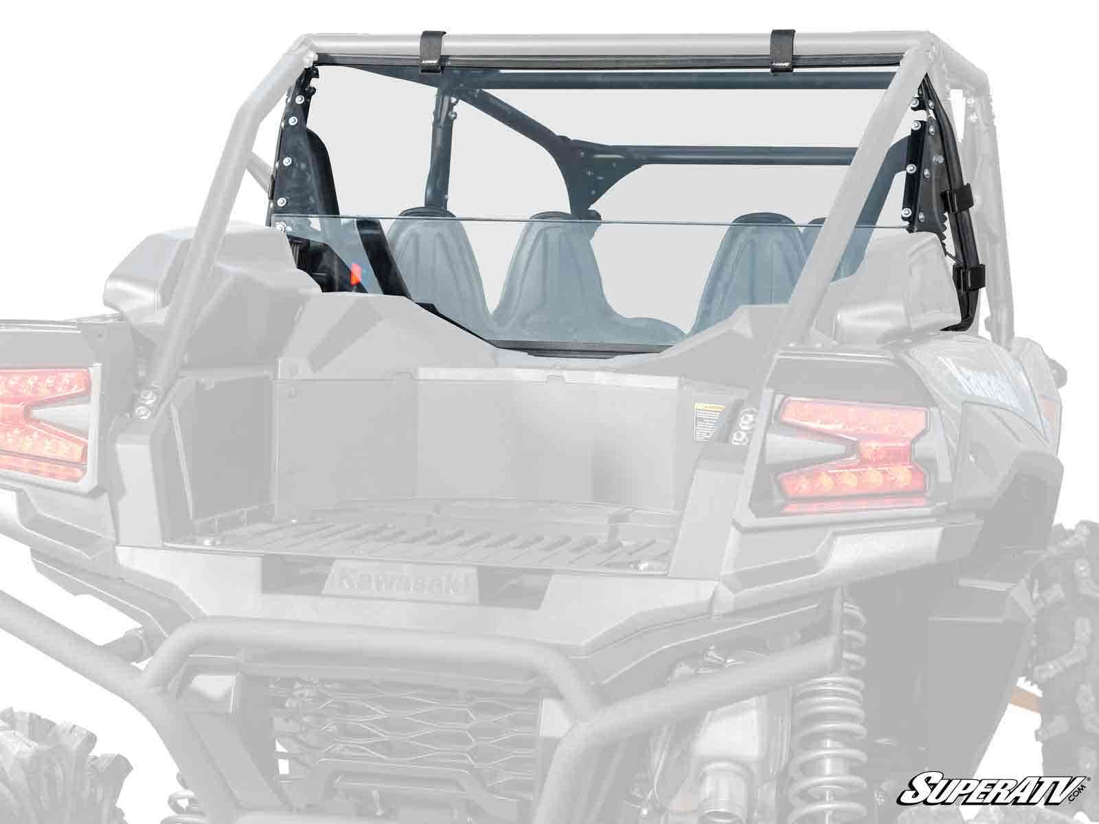 Kawasaki Teryx KRX 4 1000 Hard Cab Enclosure Upper Doors - 72 Rear Window Kit