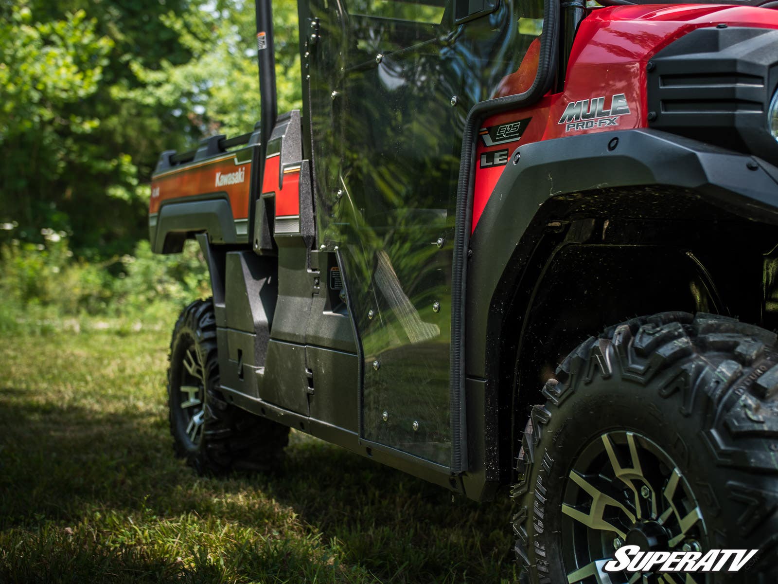 Kawasaki Mule Pro FX Full Doors - Light Tint