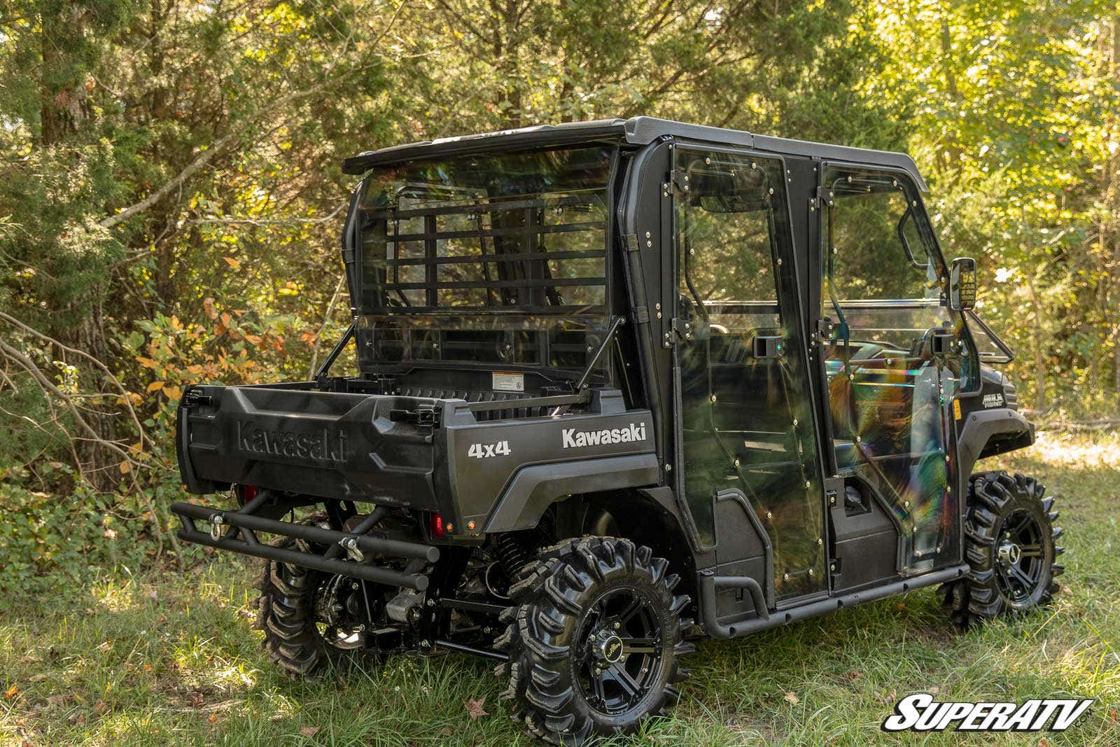 Kawasaki Mule Pro Scratch-Resistant Rear Windshield