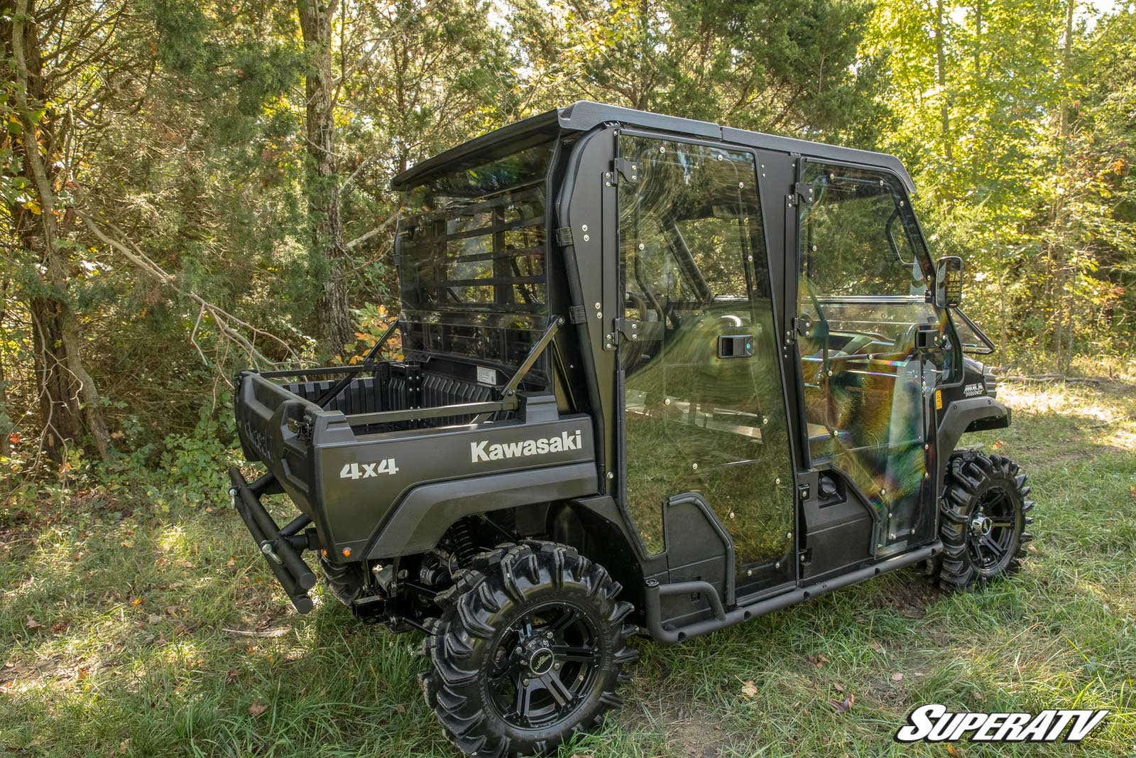 Kawasaki Mule Pro Scratch-Resistant Rear Windshield