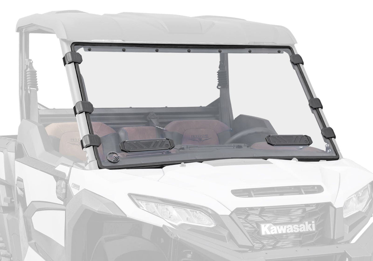 Kawasaki Ridge Vented Full Windshield