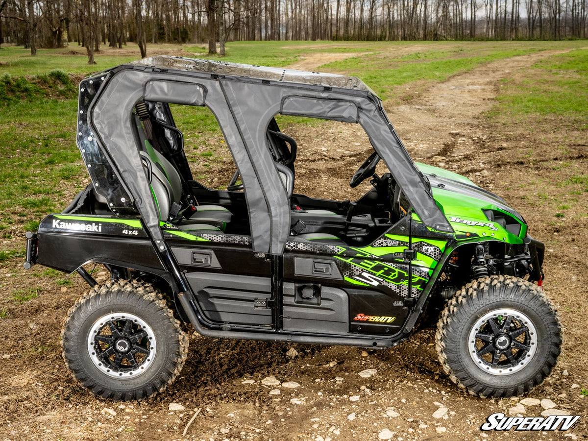 Kawasaki Teryx 4 Soft Cab Enclosure Upper Doors - No RWS