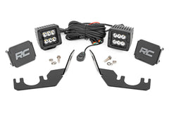 LED Light | Rear Mount | 2" Black Pair | Spot | Kawasaki Teryx 4 1000/Teryx 800