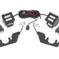 LED Light Kit | Rear Mount | 2" Black Pair | Flood | Kawasaki Teryx 4 1000/Teryx4 800