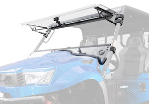 KYMCO UXV Scratch-Resistant Flip Windshield
