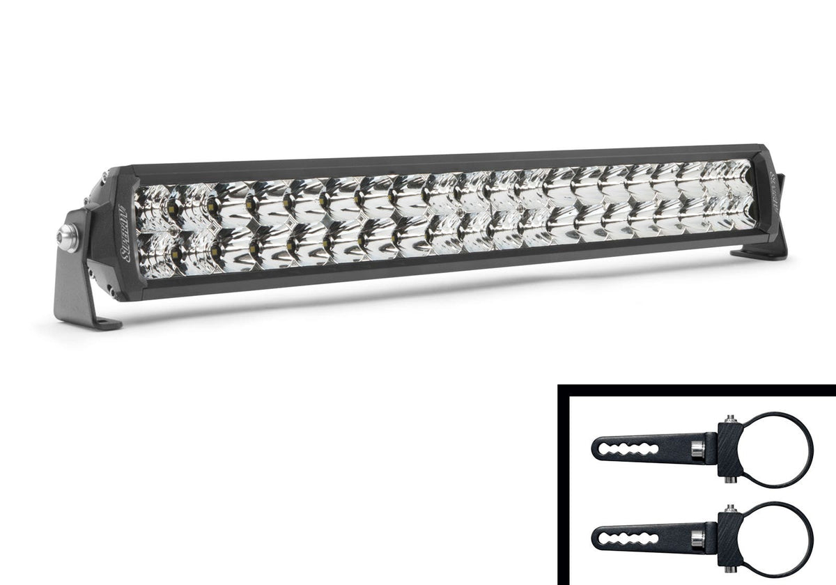 20in. Straight Double-Row Light Bar - 1.5in. Brackets