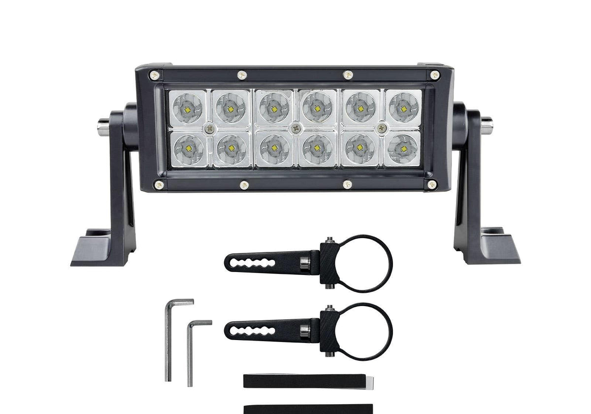 6in. LED Combination Spot / Flood Light Bar with 1.5in. Cage Mount