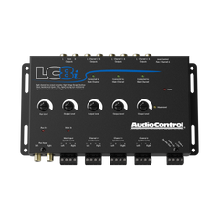 LC8i Black 8-Channel Line Output Converter with Auxiliary Input