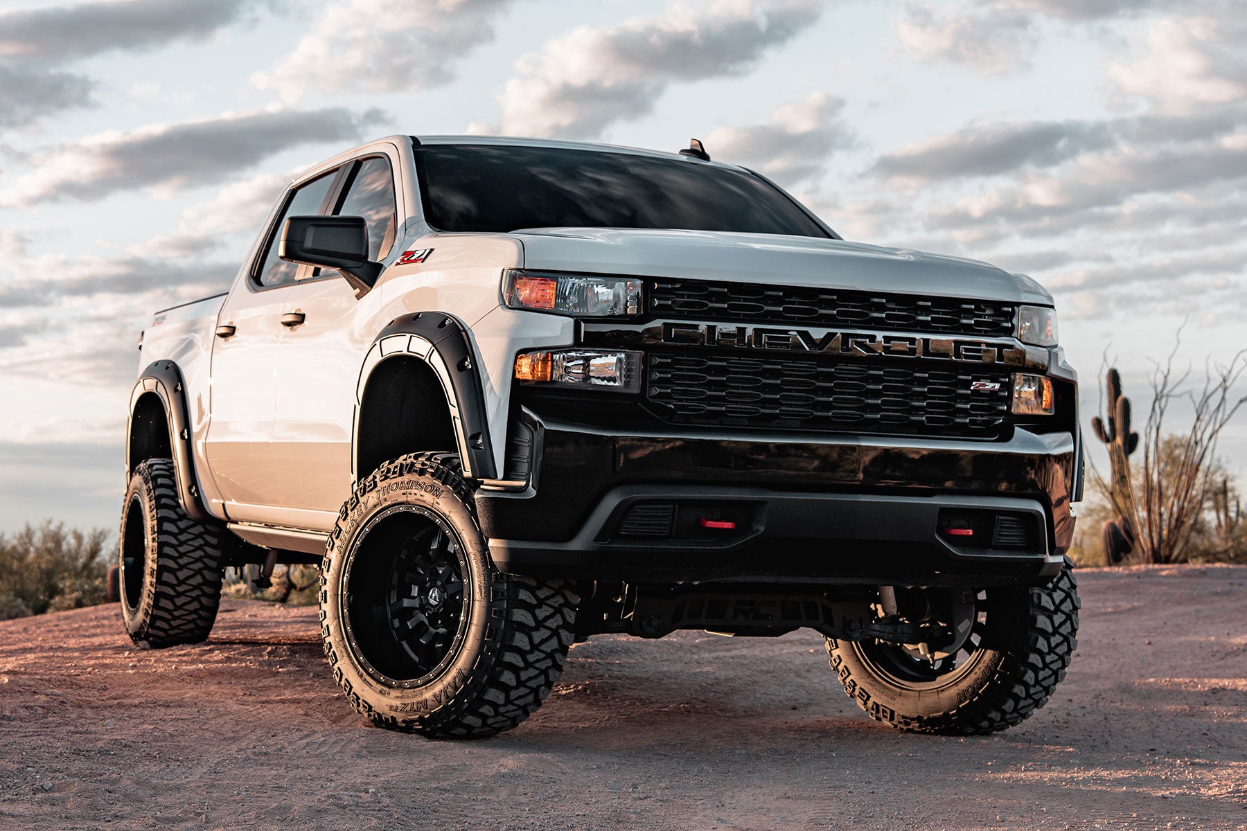 Fender Flares | Defender | GJV Riptide Blue | Chevy Silverado 1500 2WD/4WD (2019-2025 & Classic)