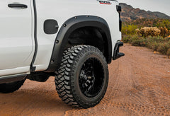 Pocket Fender Flares | G9K Satin Steel | Chevy Silverado 1500 2WD/4WD (22-26)