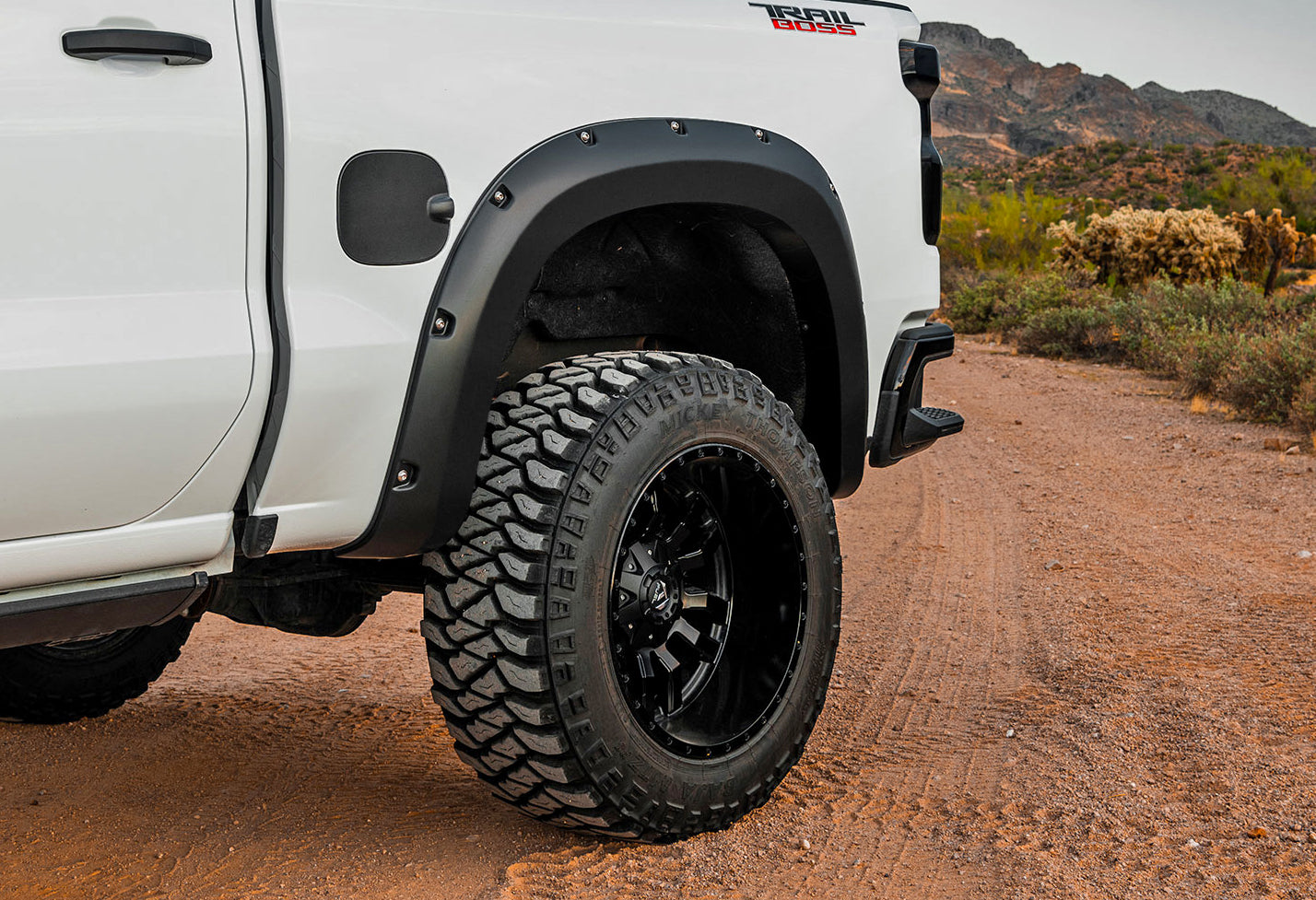 Pocket Fender Flares | G7C Red Hot | Chevy Silverado 1500 2WD/4WD (2022-2026)
