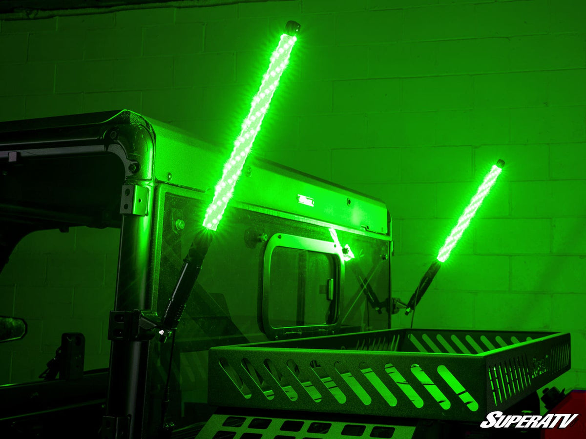 2' RGB LED Whip Lights