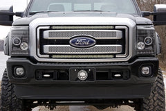 LED Light Kit | Grill | 30" Black Single Row | White DRL | Ford F-250/F-350 Super Duty (11-16)