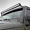 LED Light Mounts | Upper Windshield | 50" | Jeep Wrangler JK/Wrangler Unlimited (07-18)