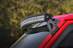 LED Light Kit | Windshield Mount | 50" BLK Single Row | Jeep Cherokee XJ (84-01)