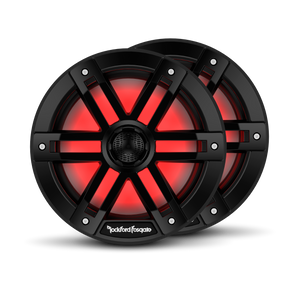 M1-8B - M1 8" Color Optix TM Marine 2-Way Speakers (pr) - Black - image 1