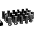 M12 x 1.25 Lug Nut Set of 24 | Black