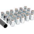 Lug Nut Set | M12x1.25 | 24 Qty | Chrome | Open End