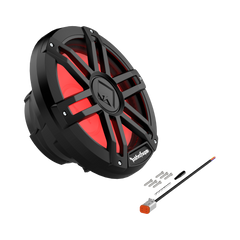 M1 12 DVC 2Ω Color Optix™ Marine Subwoofer - Black