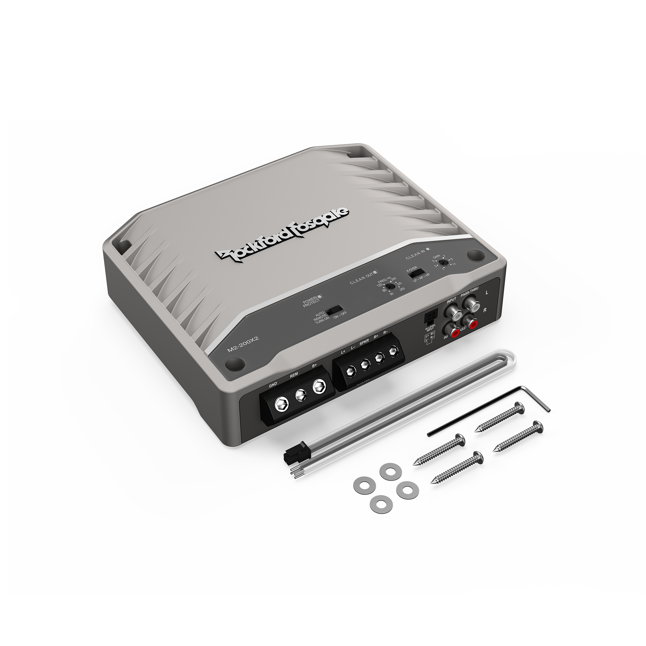 M2-200X2 - M2 200 Watt 2-Channel Element Ready TM Amplifier - image 3