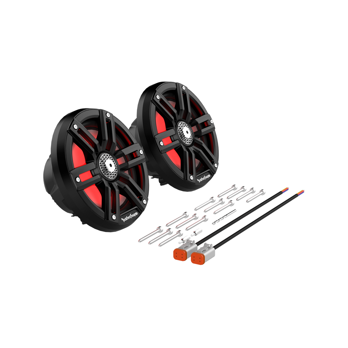 M2 6.5” Color OptixTM Marine 2-Way Speakers (pr) - Black