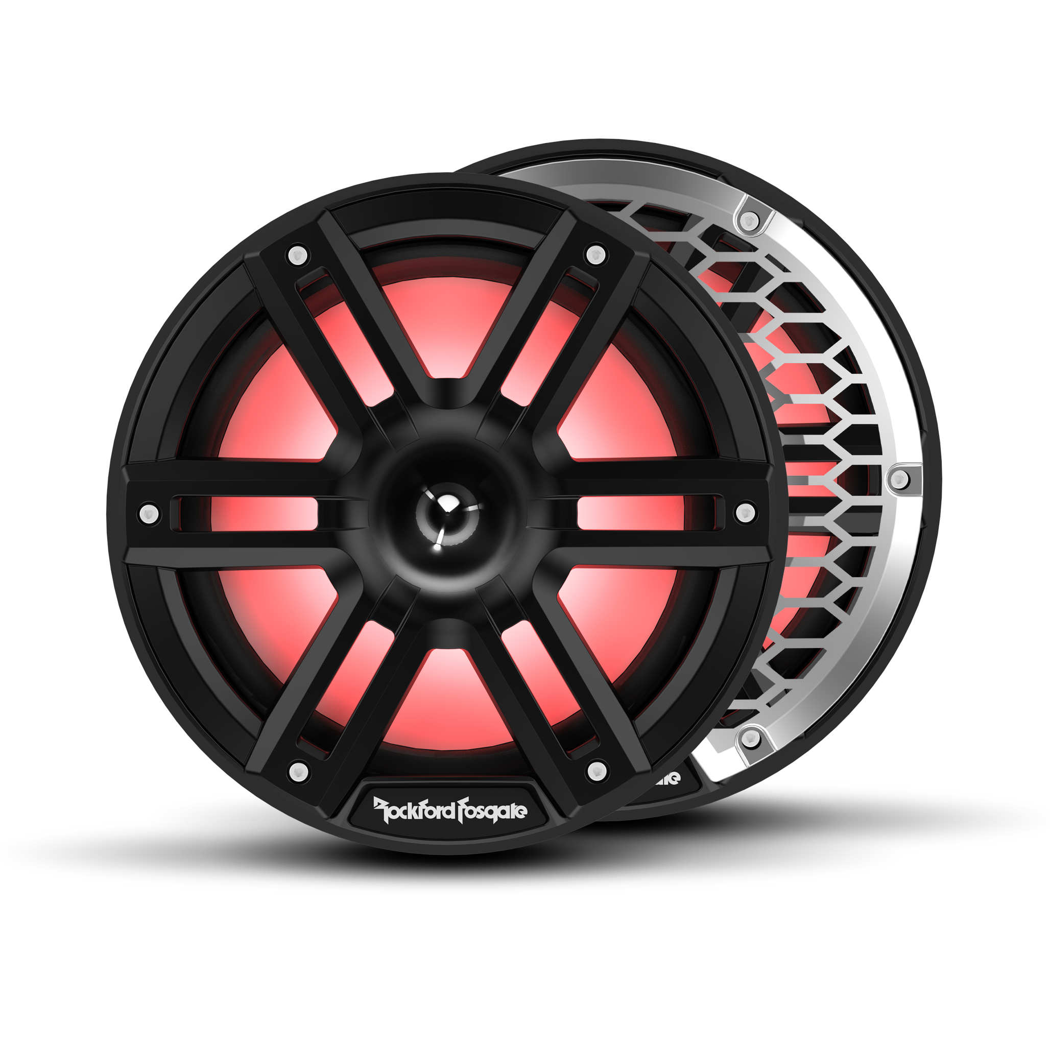 M2 8′′ Color Optix™ Marine 2-Way Horn Speakers (pr) - Black