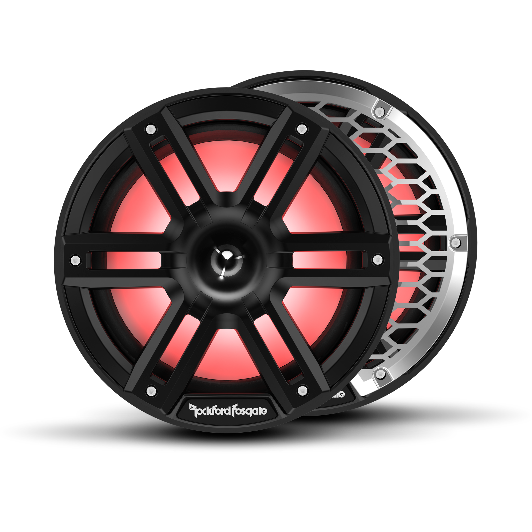 M2-8HB - M2 8" Color Optix TM Marine 2-Way Horn Speakers (pr) - Black - image 4