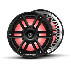 M2 8” Color OptixTM Marine 2-Way Horn Speakers (pr) - Black