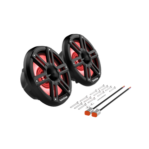 M2-8HB - M2 8" Color Optix TM Marine 2-Way Horn Speakers (pr) - Black - image 2