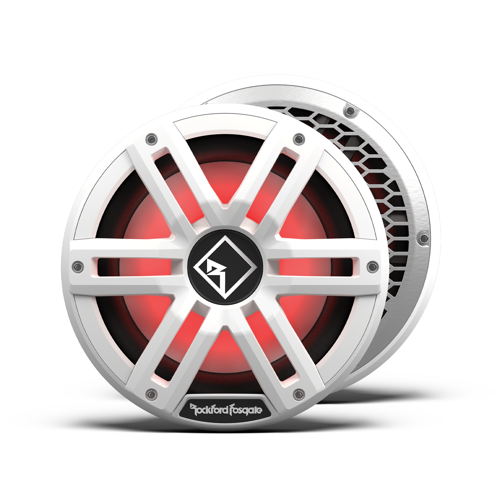 M2D2-10I-G2 - M2 10" DVC 2Ohm Color Optix TM Infinite Baffle Marine Subwoofer: White Gen-2 - image 6
