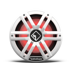 M2 10" DVC 2Ω Color OptixTM Infinite Baffle Marine Subwoofer: White Gen-2
