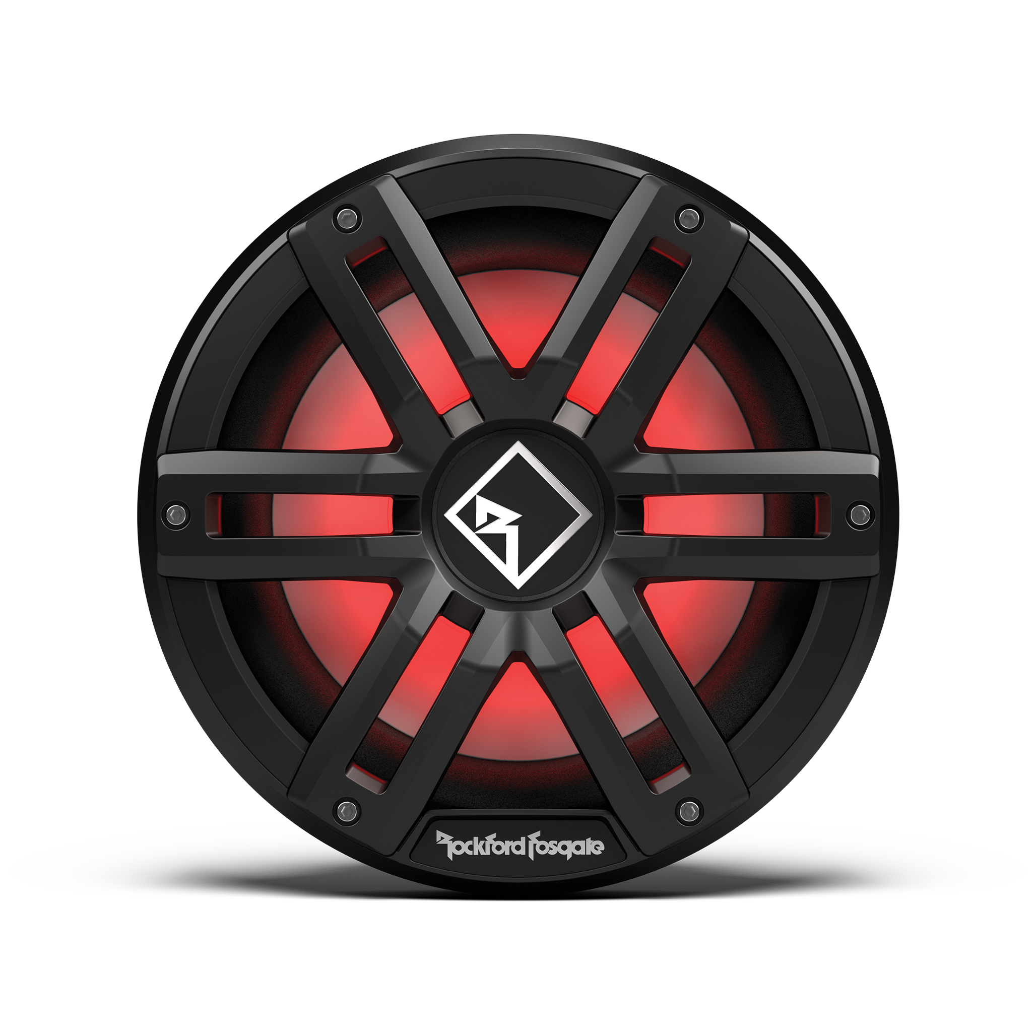 M2 10′′ DVC 2Ω Color Optix™ Infinite Baffle Marine Subwoofer: Black Gen-2