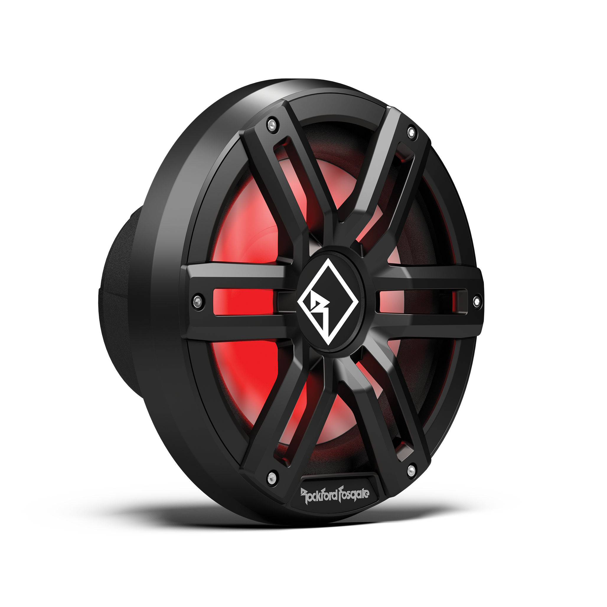 M2 10′′ DVC 2Ω Color Optix™ Infinite Baffle Marine Subwoofer: Black Gen-2