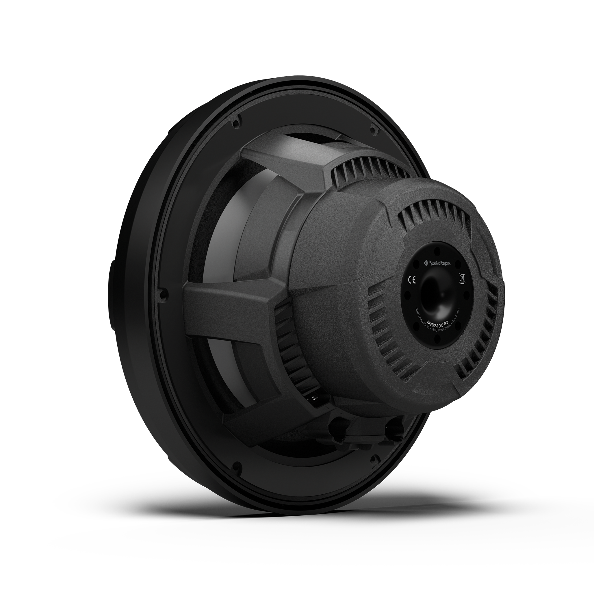 M2 10′′ DVC 2Ω Color Optix™ Infinite Baffle Marine Subwoofer: Black Gen-2