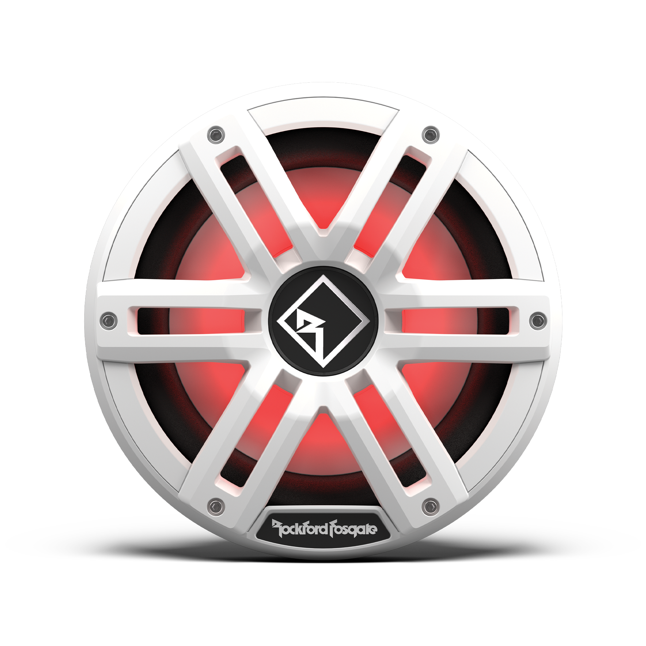 M2 10′′ DVC 2Ω Color Optix™ Sealed Marine Subwoofer: White Gen-2