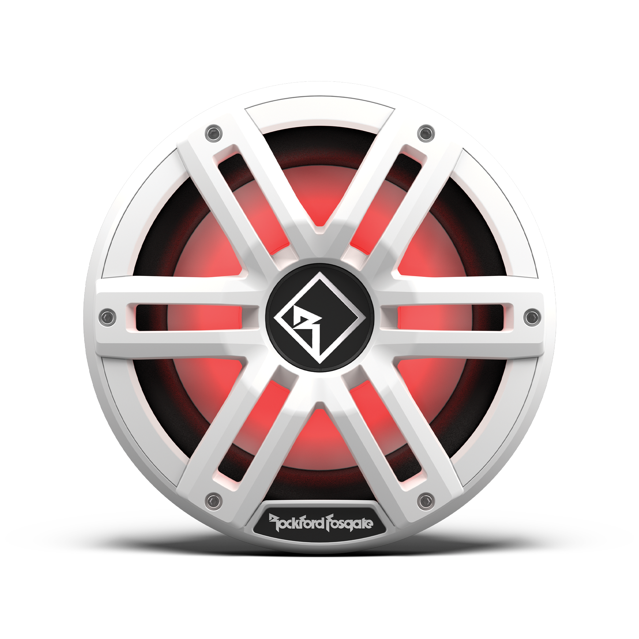 M2 10′′ DVC 4Ω Color Optix™ Sealed Marine Subwoofer: White Gen-2