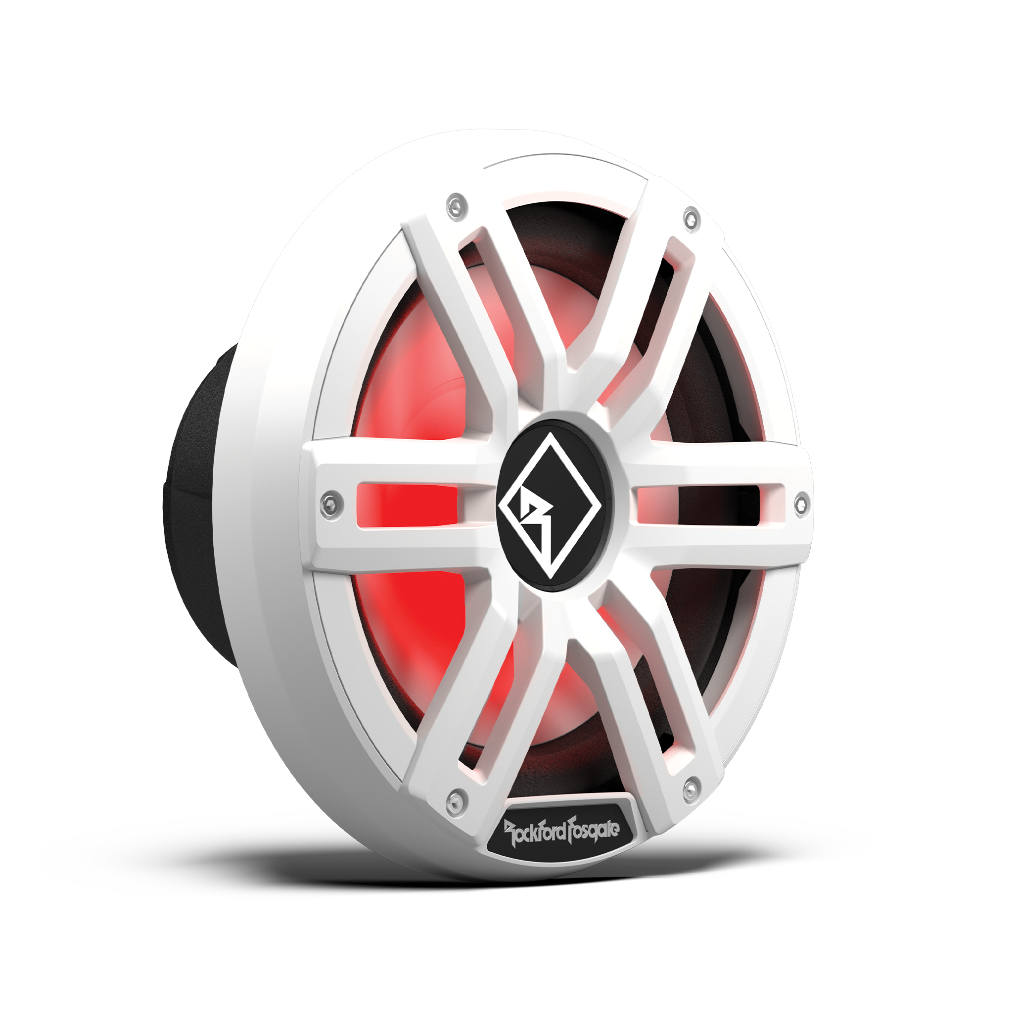 M2 10" DVC 2Ω Color OptixTM Sealed Marine Subwoofer: White Gen-2