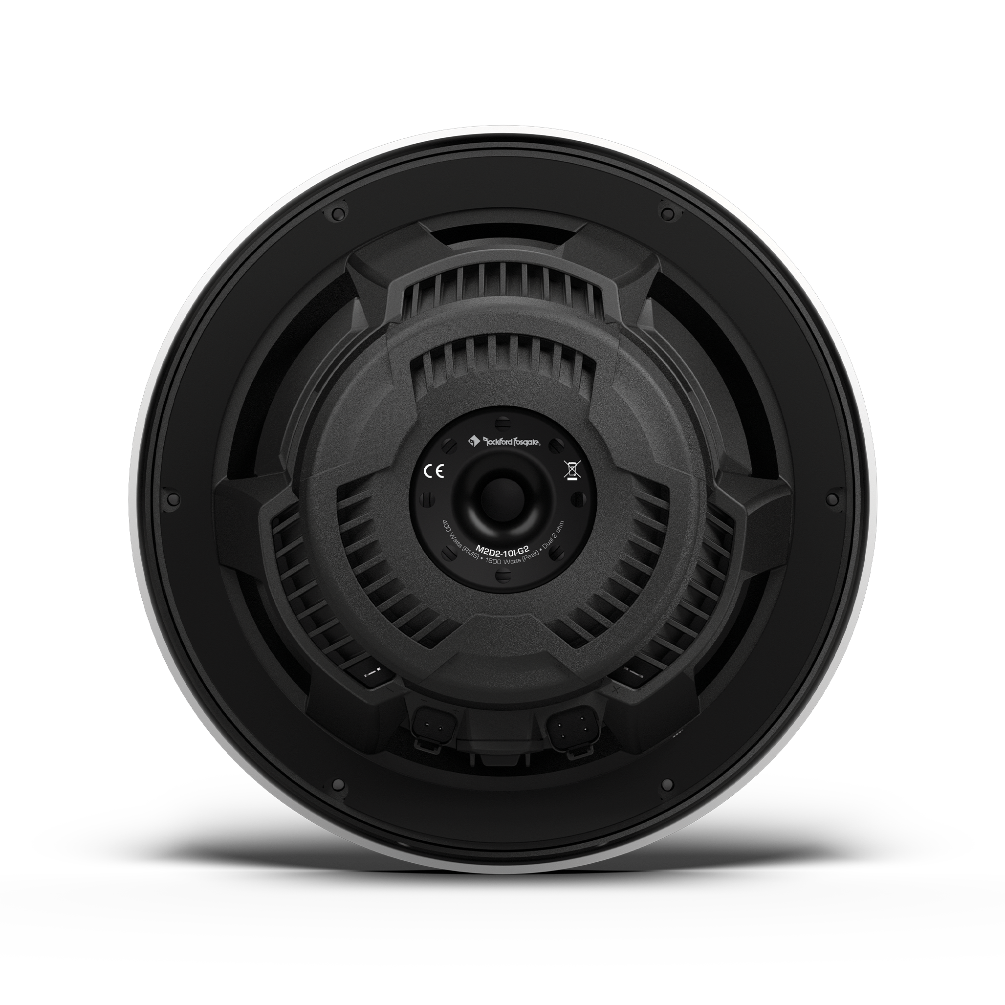 M2D2-10S-G2 - M2 10" DVC 2Ohm Color Optix TM Sealed Marine Subwoofer: White Gen-2 - image 1