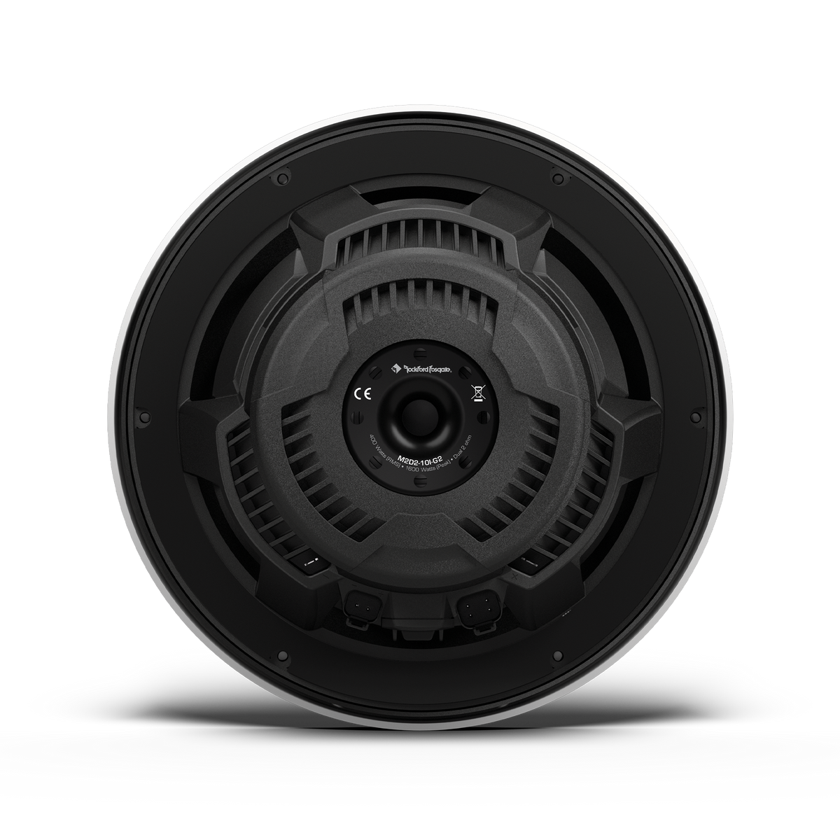M2 10 DVC 4Ω Color Optix™ Sealed Marine Subwoofer: White Gen-2