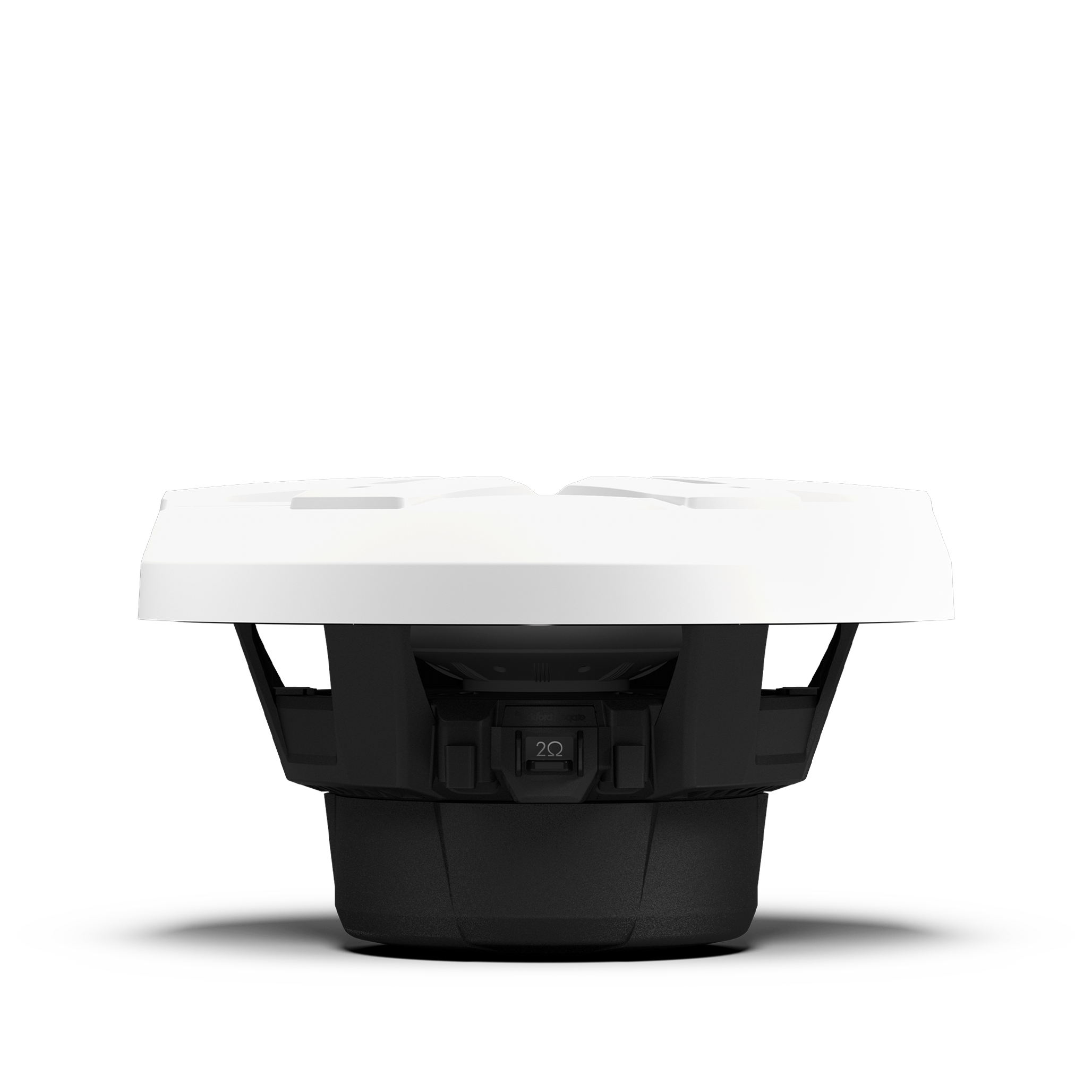 M2 10" DVC 4Ω Color OptixTM Infinite Baffle Marine Subwoofer: White Gen-2