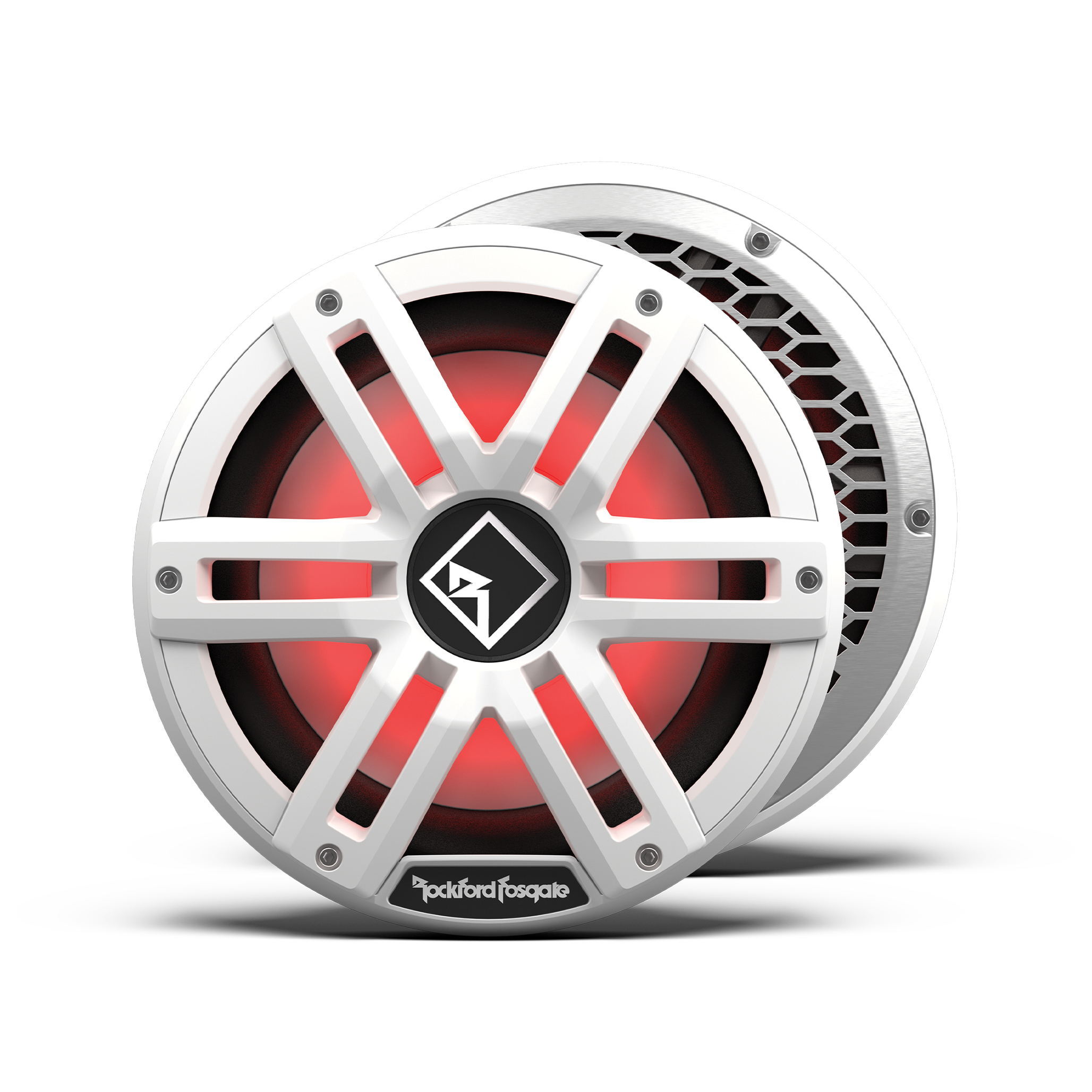 M2 10′′ DVC 4Ω Color Optix™ Sealed Marine Subwoofer: White Gen-2