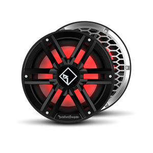 M2D4-10SB - M2 10" DVC 4Ohm Color Optix TM Sealed Enclosure Marine Subwoofer - Black - image 4